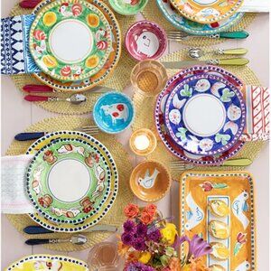 VIETRI Amalfi Dinner Plate Collection Set of 15